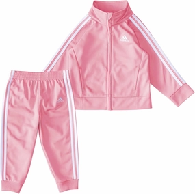adidas girls 2-piece Classic Tricot Track Suit With Jacket & Pants