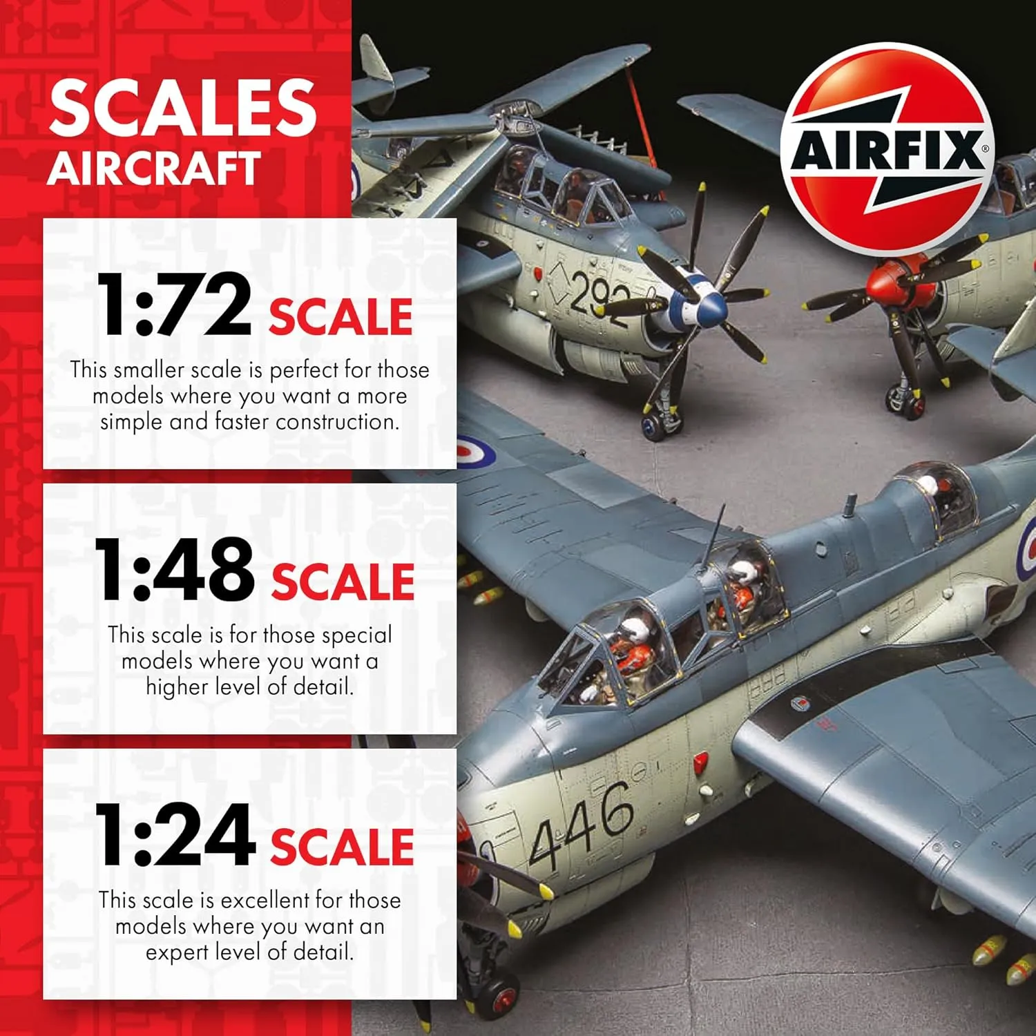 Airfix Model Airplane Kit Gift Set - A06022A Blackburn Buccaneer S.2B Gulf WAR, Plastic Plane Model Kits for Adults & Kids 14 , Skill Level 3, 1:72 Scale WW2 Military Aircraft Models