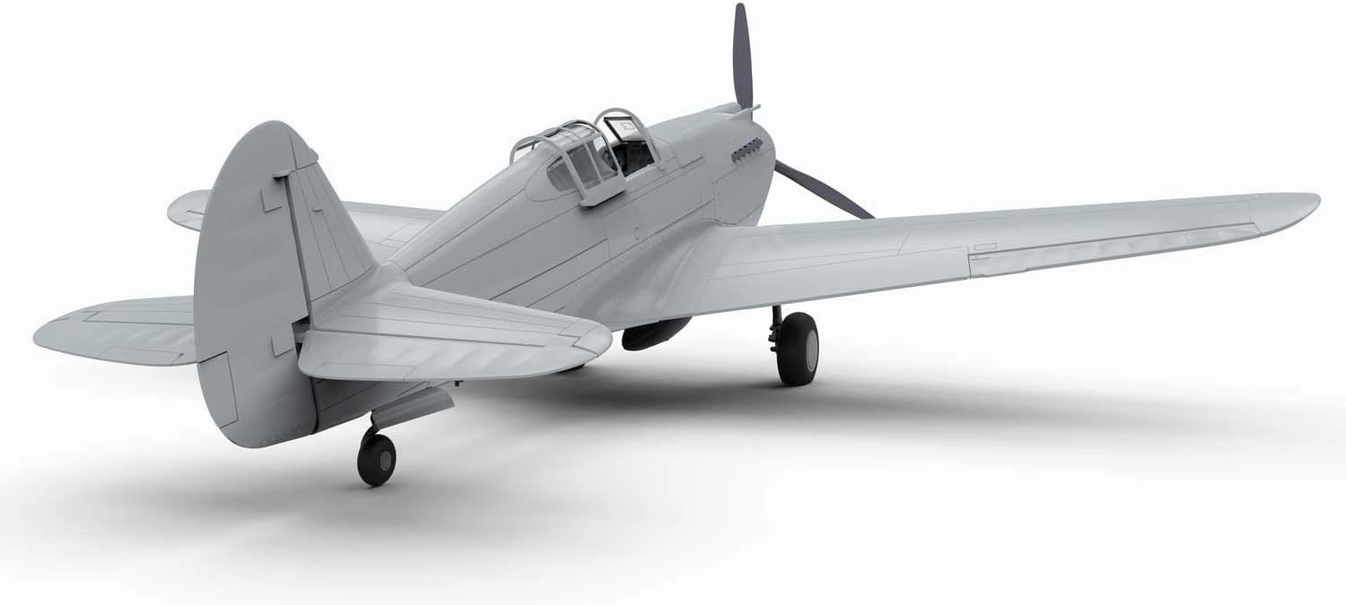Airfix WWII Curtiss P-40B Warhawk 1:48 Military Aircraft Plastic Model Kit, Green,Green/White, Small