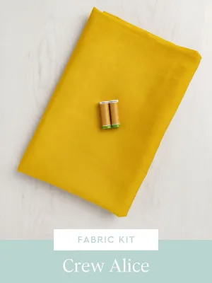 Alice Dress Kit | Gold Lightweight Linen