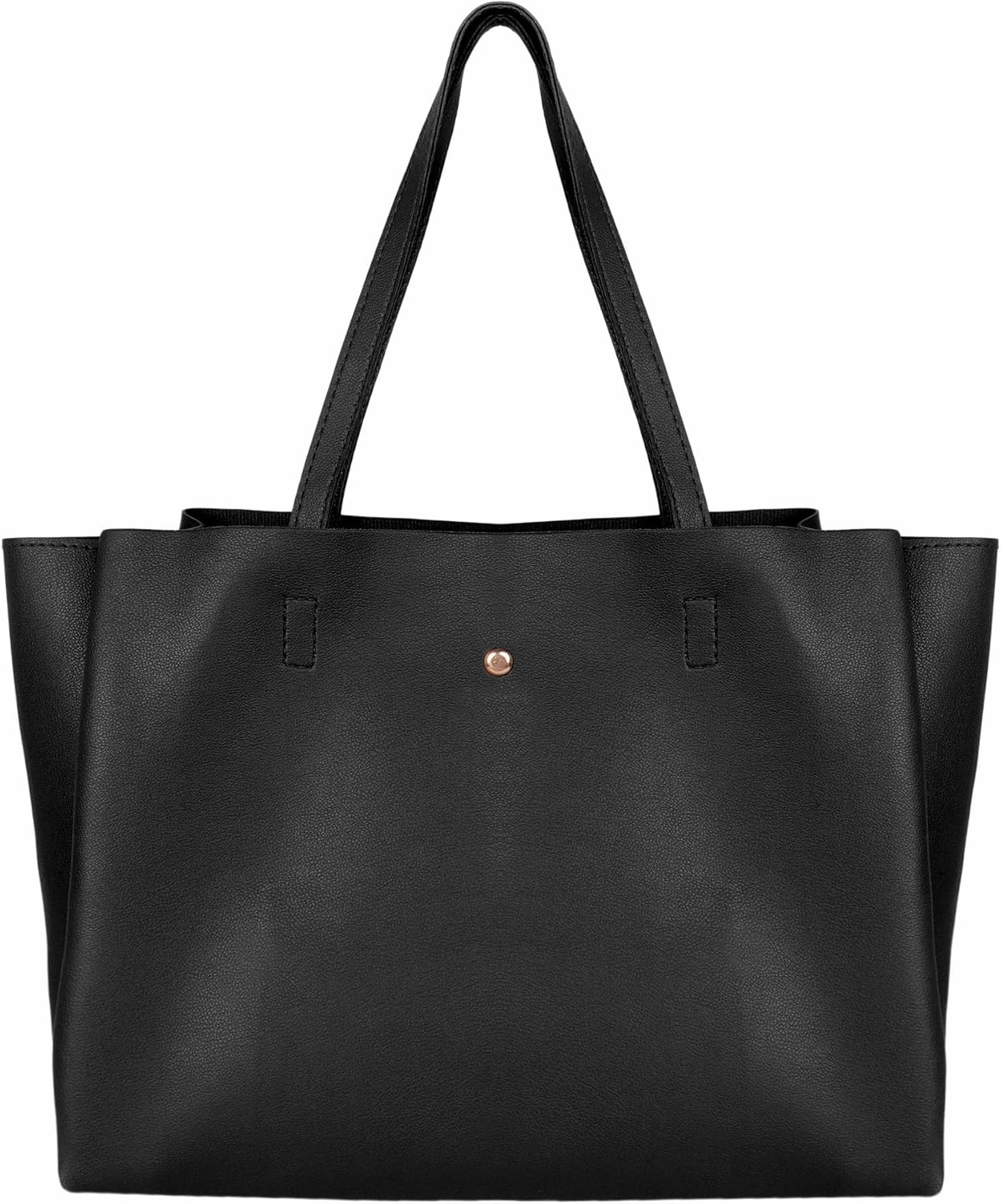Aliza Women tote handbag (Material-PU) (Black)