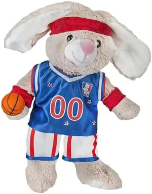 All-Stars Basketball Uniform for 14 to 18 Inch Stuffed Animals Sports Jersey and Shorts Outfit for Plush Toys, Soft Dolls, Teddy Bears Athletic Team Costume for Dress Up, Gift for Kids