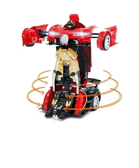 AM3453 Robot Car 8987 Mecha Ares 2 In 1 Distortion Dual Mode Toy
