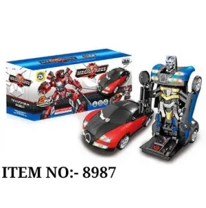 AM3453 Robot Car 8987 Mecha Ares 2 In 1 Distortion Dual Mode Toy