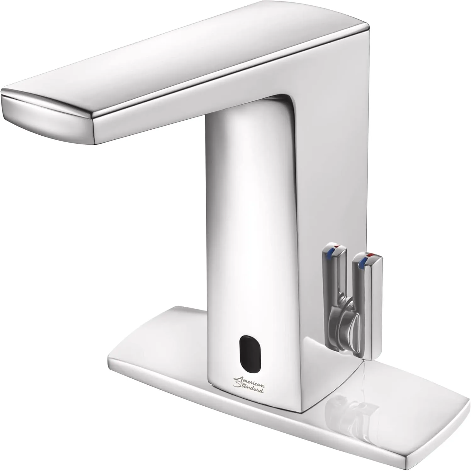 American Standard 7025305.295 Paradigm Selectronic Integrated Faucet with SmarTherm, Battery-Powered, 0.5 gpm, Brushed Nickel