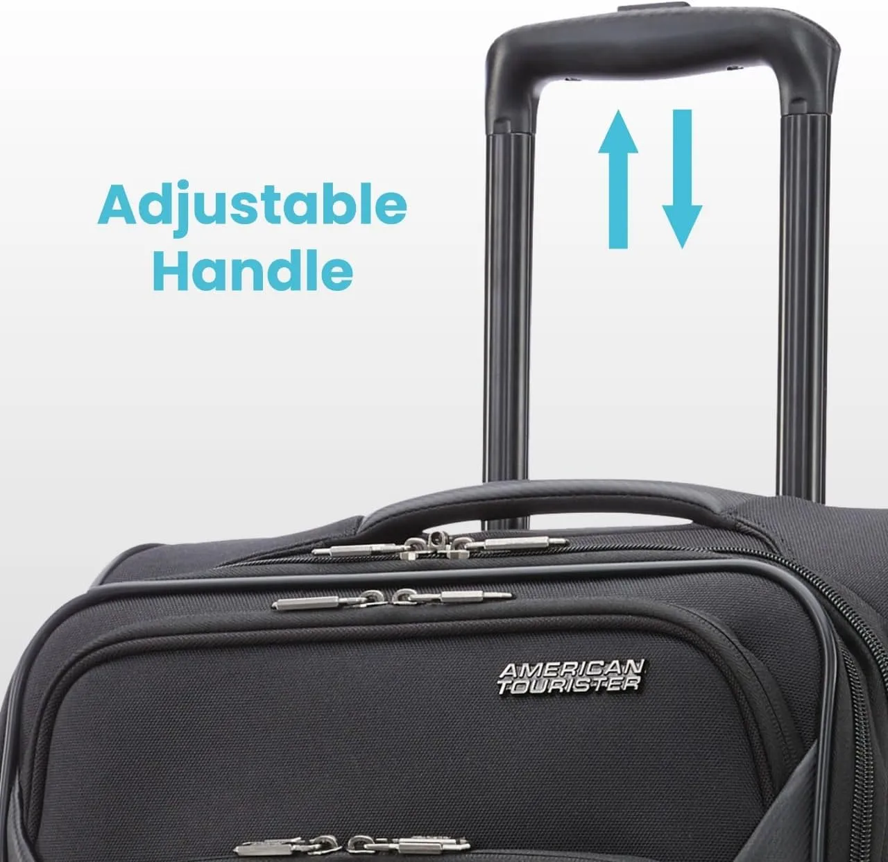 American Tourister 4 KIX 2.0 Expandable Softside Luggage with Spinner Wheels, 28 SPINNER, CLASSIC BLUE
