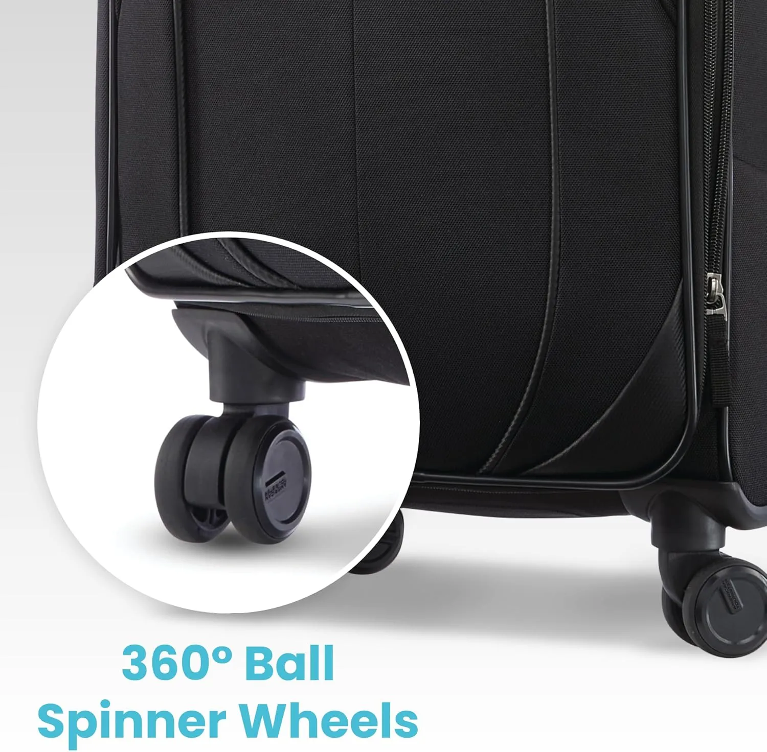 American Tourister 4 KIX 2.0 Expandable Softside Luggage with Spinner Wheels, 28 SPINNER, CLASSIC BLUE