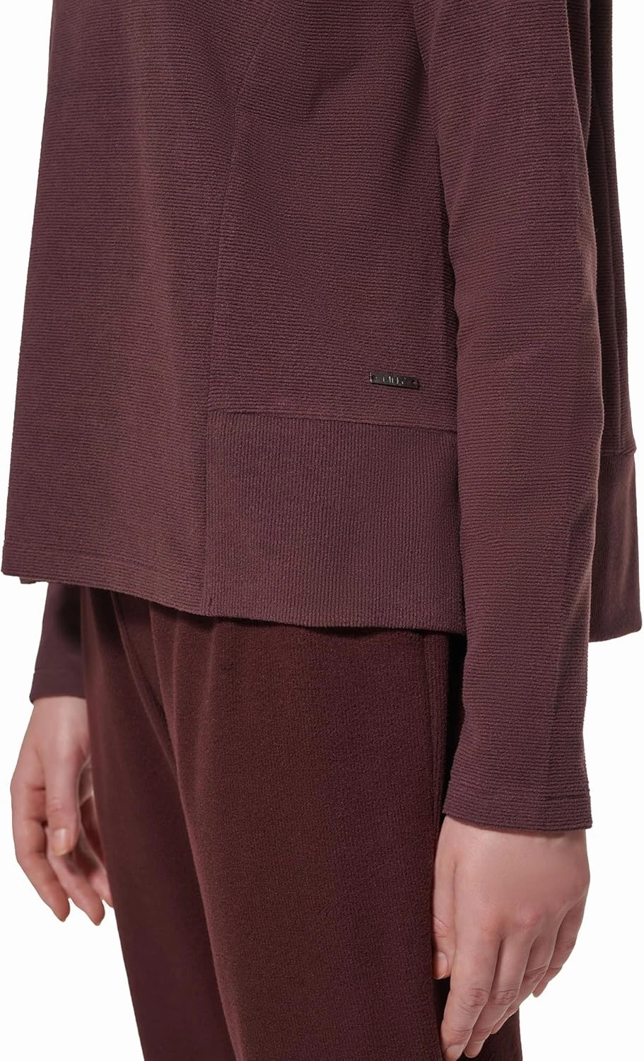 Andrew Marc womens Fleece Turtleneck Sweatshirt