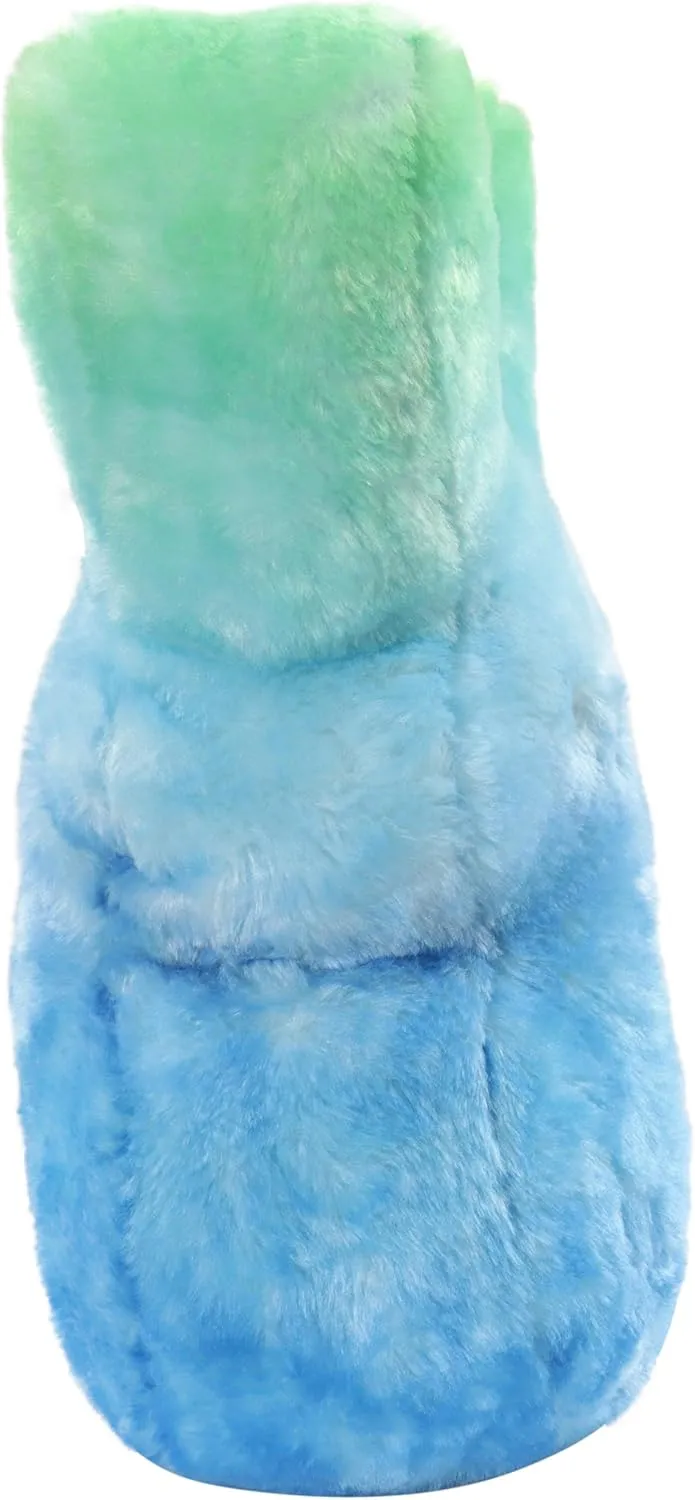Animal Adventure | Shaggy Bunny Peeps | 15” Collectible Plush | Blue Green