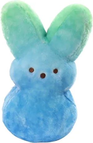 Animal Adventure | Shaggy Bunny Peeps | 15” Collectible Plush | Blue Green