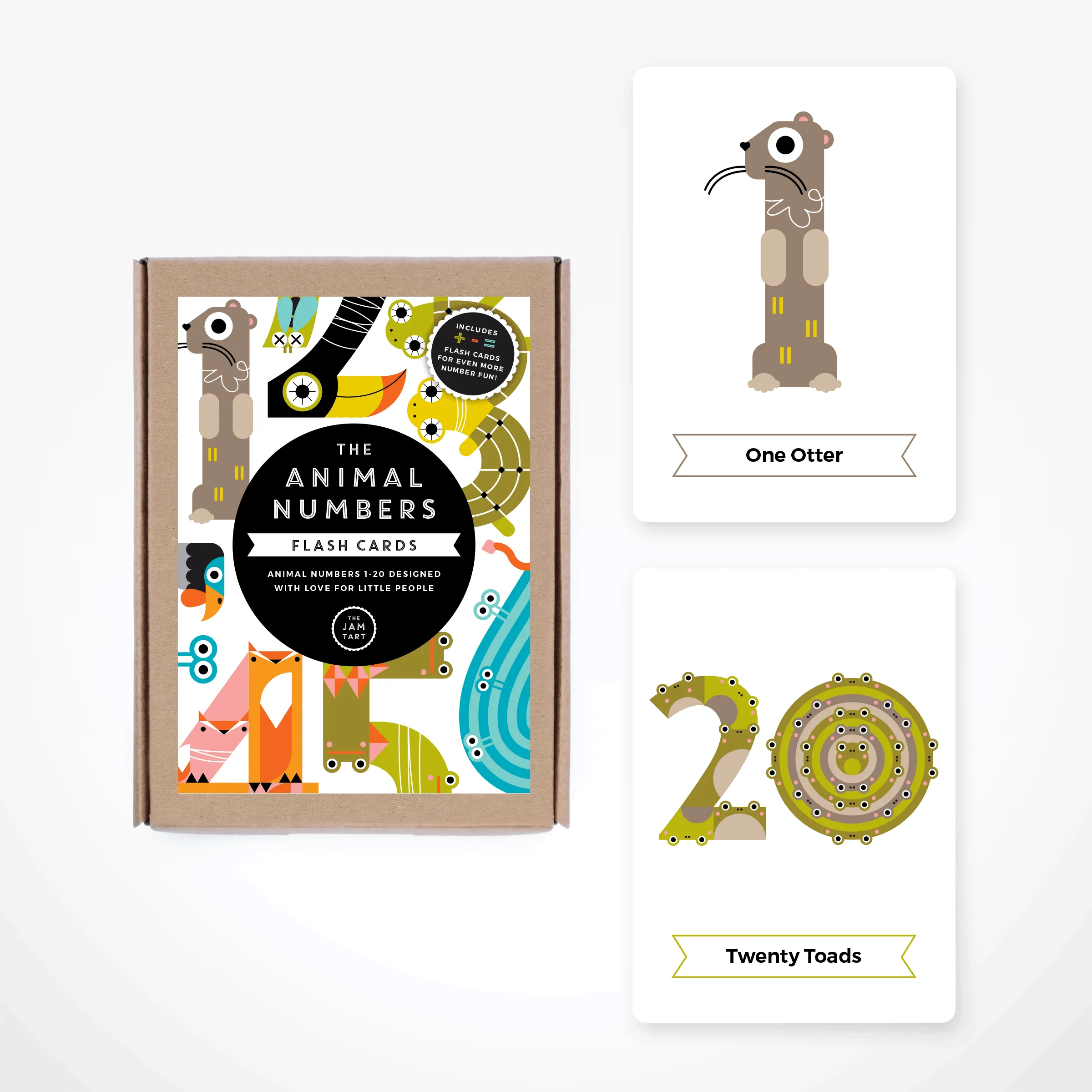 Animal Number Flashcards