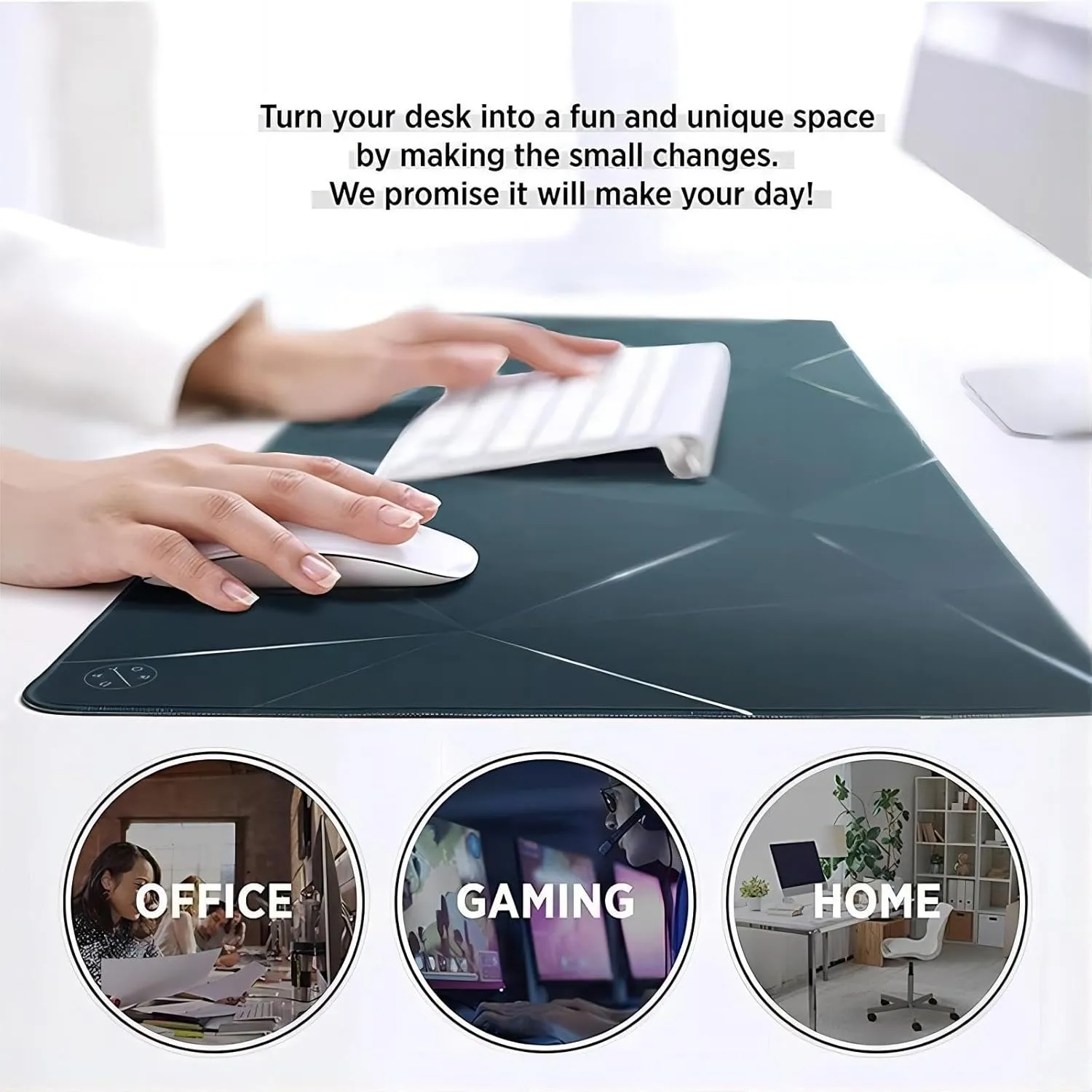 Anime Mouse pad Blue Archive Yūka & Noa Anime Mouse Pads Deskmat Keyboard Mat Large Mouse Pads, 400mm*900mm*3mm