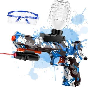 Anstoy Electric Gel Ball Blaster Splatter Shoots Automatic- for Backyard Fun, Halloween, Christmas and Birthday Gifts for Ages 14 