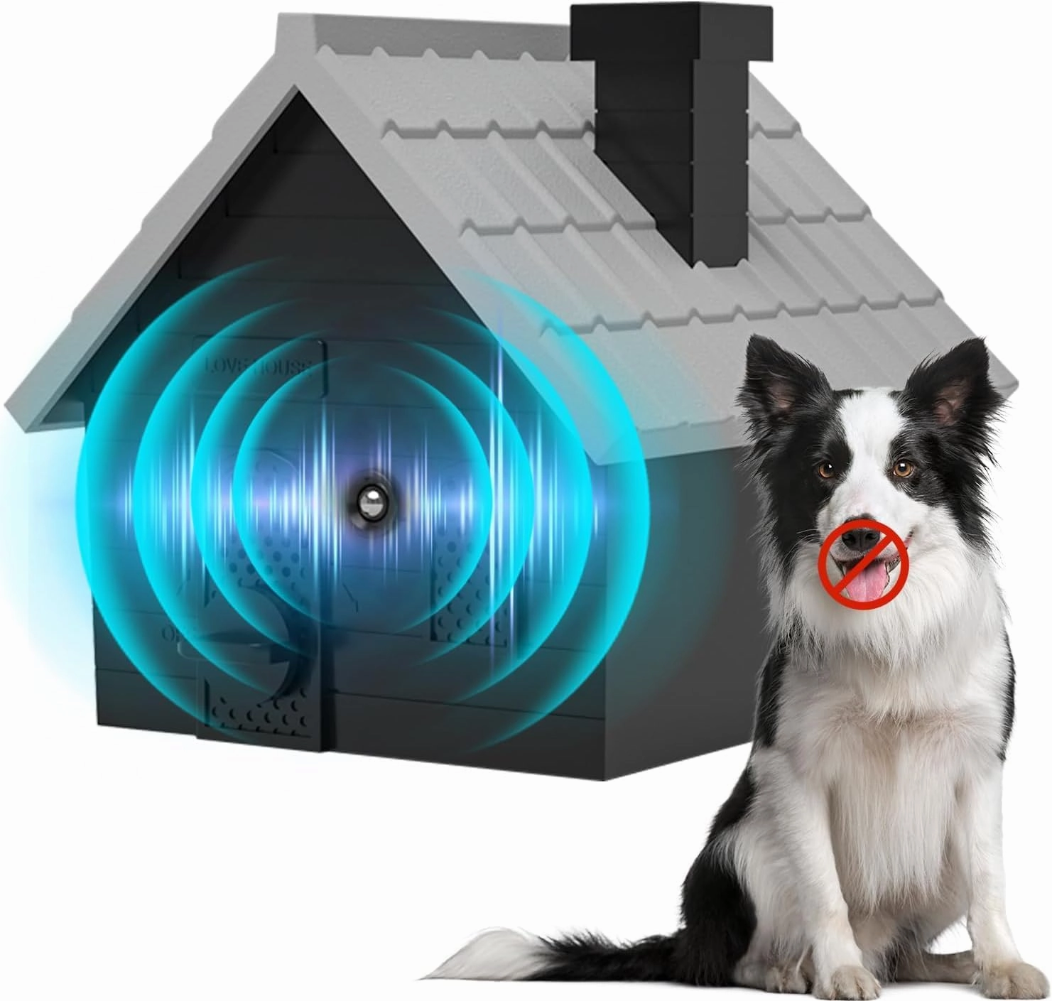 Anti Barking Device, Ultrasonic Dog Bark Deterrent Devices, 4 Modes Dog Barking Silencer up to 50 FT, Dog Barking Control Device, Bark Box Indoor Outdoor for Dogs Training & Behavior Aids