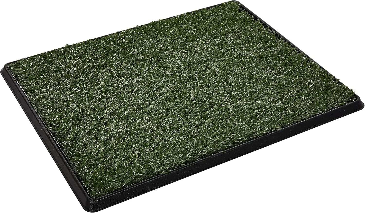 Artificial Grass Puppy Pee Pad for Dogs and Small Pets - 20x25 Reusable 3-Layer Training Potty Pad with Tray - Dog Housebreaking Supplies by PETMAKER