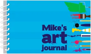 Artist Supplies Art Journal for Kids | Custom Sketch Book for Kids | Monogrammed Sketchbook | Personalized Kids Gift | Kids Journal | Drawing Pad | Art Journal for Kids | Art Sketchpad for Children