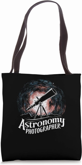 Astronomy Photographer Stargazing Space Telescope Stars Tote Bag