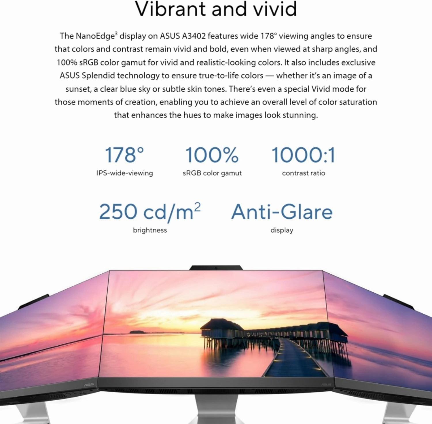 ASUS 23.8 inch All-in-One Desktop A3402, 23.8" FHD Touchscreen, Intel i5-1235U, Intel Iris Xe Graphics, 64 GB RAM, 4 TB SSD, Wi-Fi 6, BT 5.3, 720p Camera, Windows 11 Pro, Office Pro Lifetime
