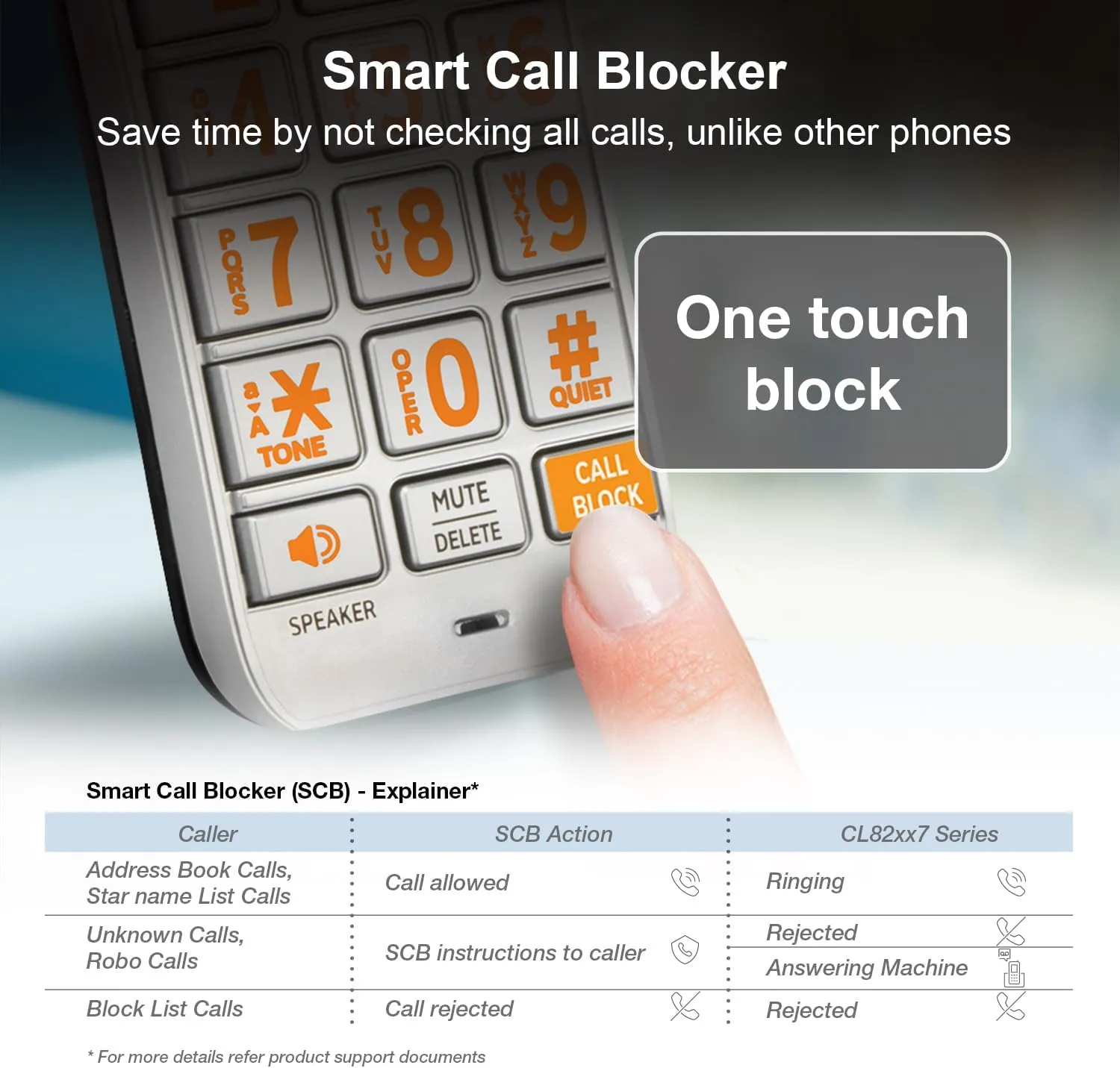 AT&T CL82407 DECT 6.0 4-Handset Cordless Phone for Home with Answering Machine, Call Blocking, Caller ID Announcer, Intercom and Long Range, Silver