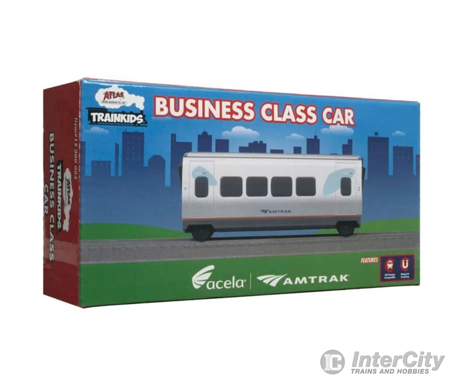 Atlas 15000003 Passenger Car Add-On - Trainkids -- Amtrak(R) Acela