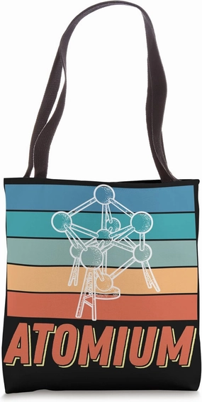 Atomium Science Atomic nucleus Physic Atom Physicist Tote Bag