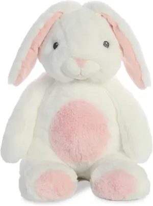 Aurora World Quizzies 16" Bun Bun Bunny Stuffed Bunny (Pink)