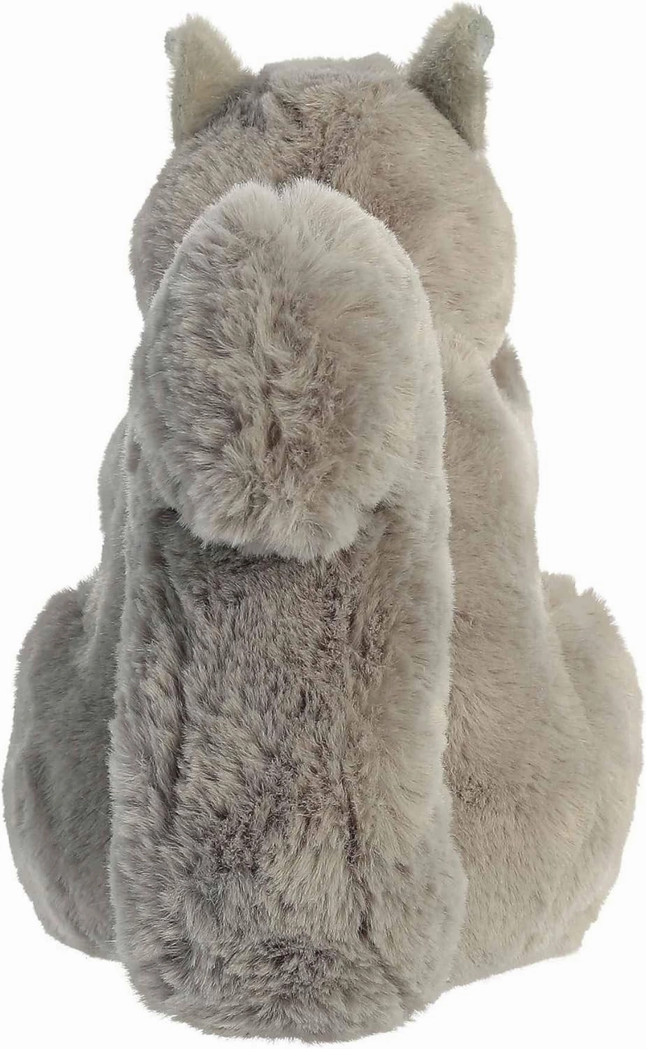 Aurora® Responsibly Made Eco Nation™ Squirrel Stuffed Animal - Ideal for Playtime Adventures - Perfect for Birthdays or Just Because - Gray 8 Inches