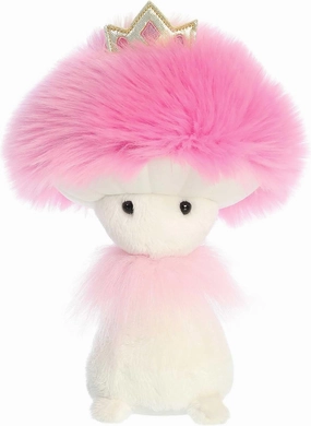 Aurora® Vibrant Fungi Friends™ Princess Stuffed Animal - Unique Design - Loveable Companions - Pink 9 Inches