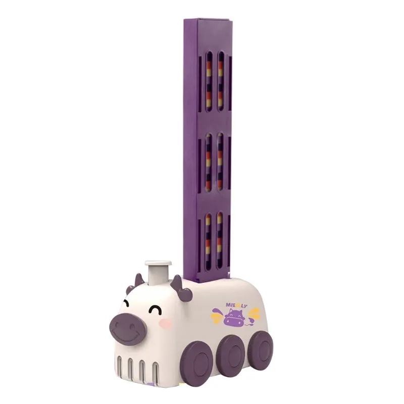 Automatic Domino Train Toy – Stacking Block Set for Brain Development