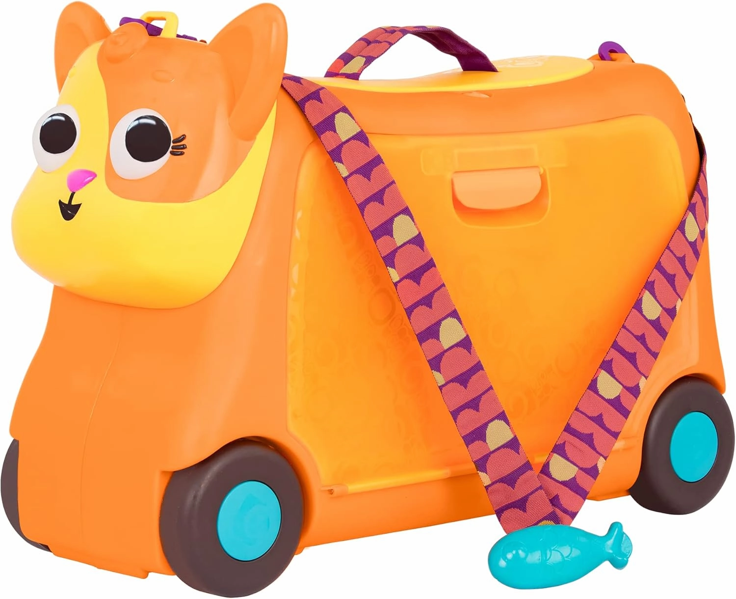 B. toys- Gogo Ride-On - Lolo- – Ride-On Cat Suitcase – Kids Luggage – Storage Space for Travel – 2 Years  