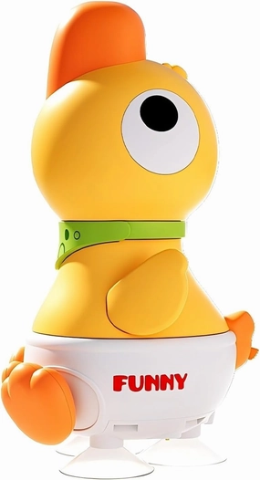 Baby Bath Toy, Electric Duck Sprinkler with Rotating Fountain, Floating Water Spray Toy, Interactive Bathtub Shower Playset, Waterproof Battery-Powered Bathing Fun for Kids 36MONTHS