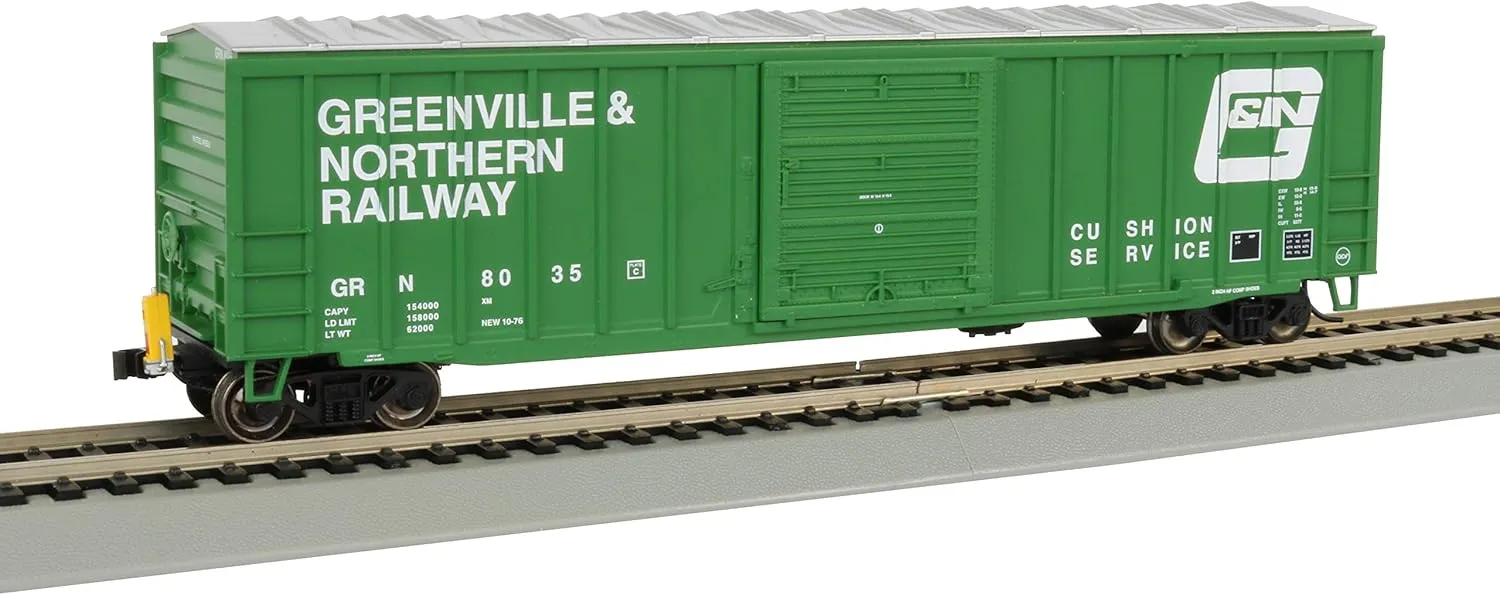 Bachmann Trains Hobby Train Freight Cars, Prototypical Green (14905)