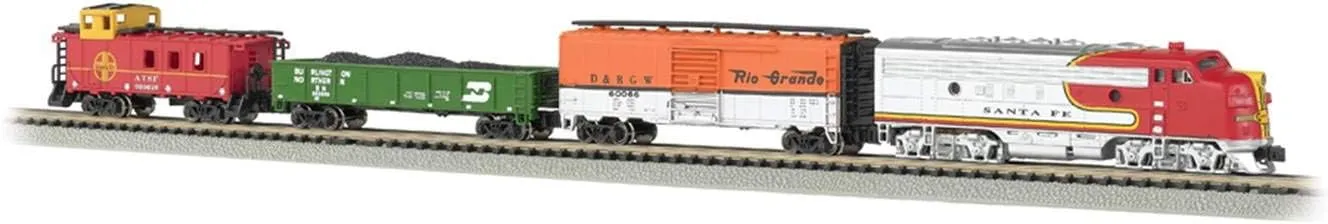 Bachmann Trains - Super Chief Ready To Run Electric Train Set - N Scale