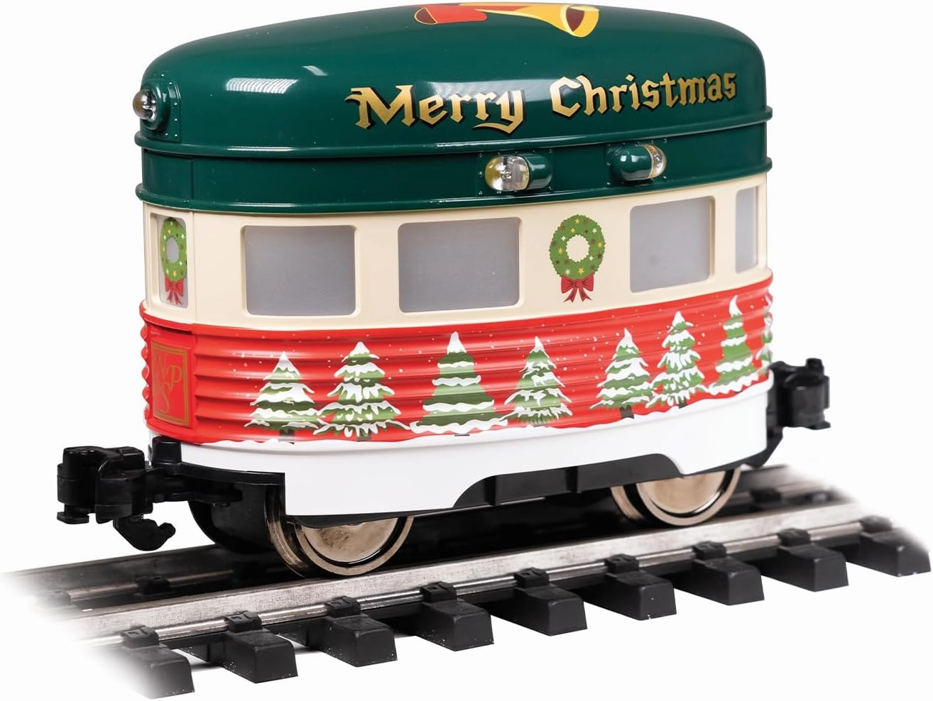 Bachmann Trains - EGGLINER Powered Track Vehicle - Christmas - Christmas - Bells - Large G Scale