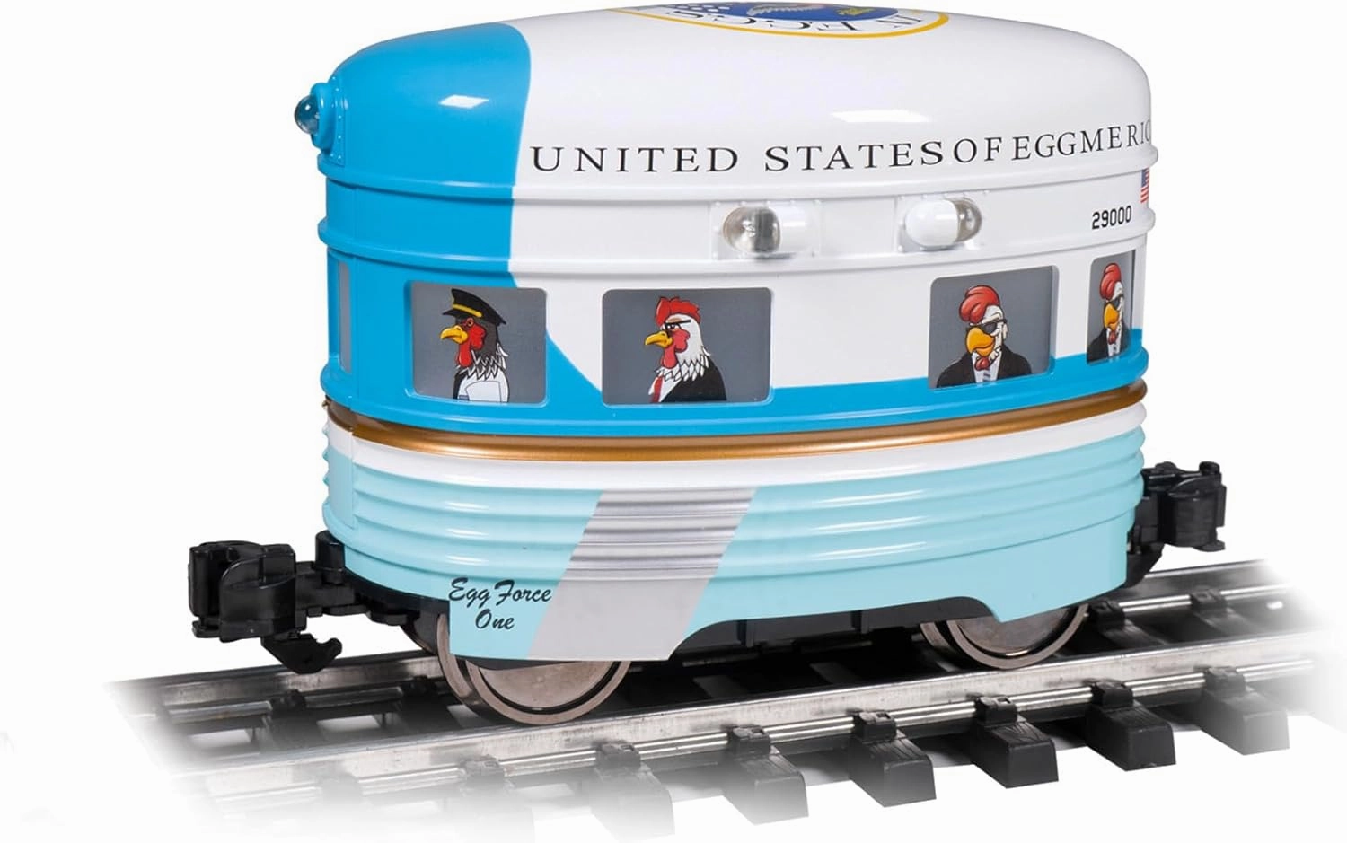 Bachmann Trains - EGGLINER Powered Track Vehicle - Egg Force ONE - Large G Scale