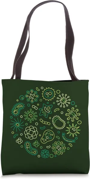 Bacteria and Virus - Microbiology Science Tote Bag