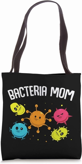 Bacteria Mom Microbiology Bacterium Science Biologist Lab Tote Bag