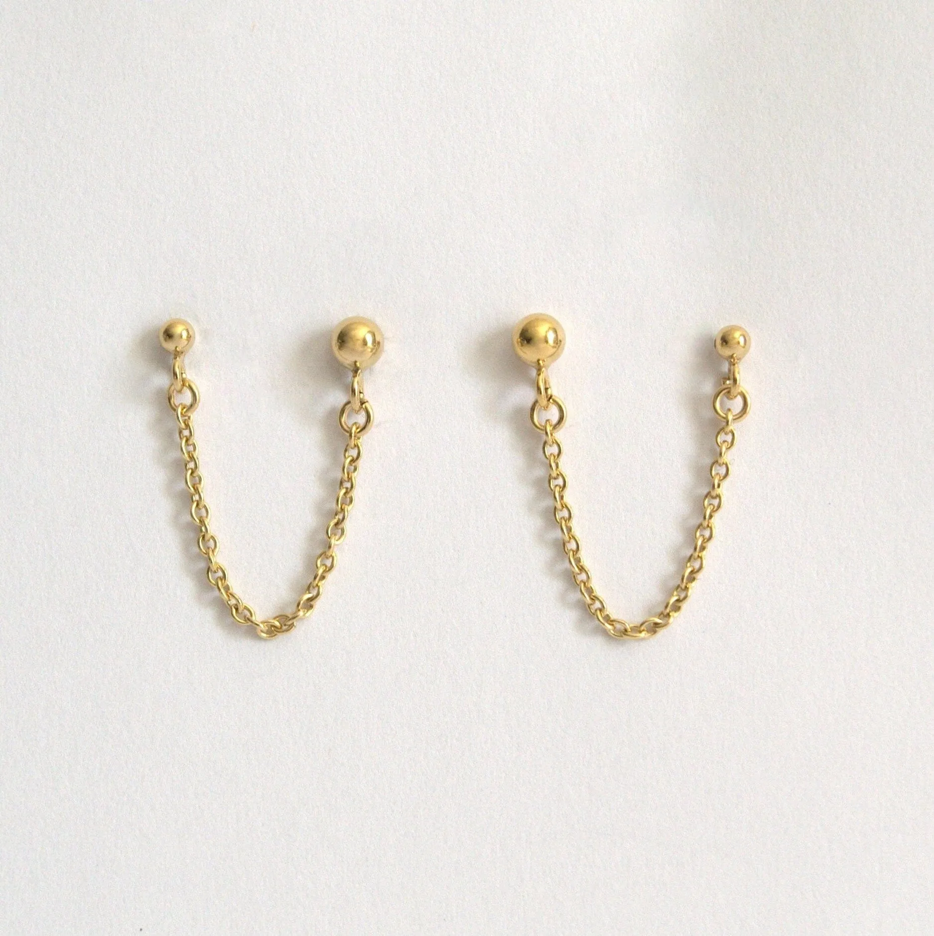 Ball Chain Earrings