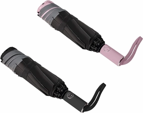 BAODINI Inverted UV Umbrella for Rain and Sun Medium Size UPF 50  Rverse Compact Umbrella Auto Open Close