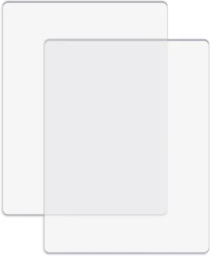 BAOFALI 2 Pcs/1 Pair Standard Cutting Pads for Die Cutting Machine；Clear Polycarbonate Plastic Cutting Plates,Cutting Pads Die Cutting Plates 8 3/4" x 6 1/8" x 1/8 "(22.5 x 15.5 x 0.3 cm)