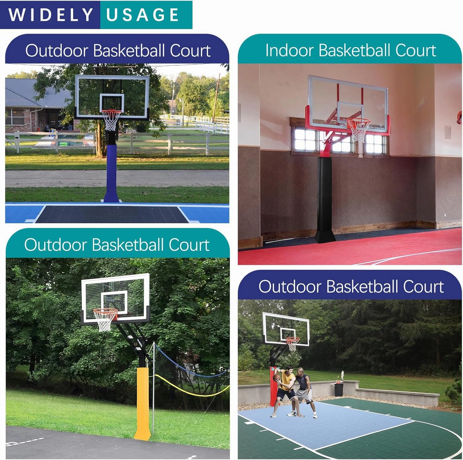 Base Padding Basketball Square Base Pads Heavy Duty Base Padding Square Pad Outdoor Fits 4"x4", 5"x5", 6"x6",6"x8", 8"x8" Bases Waterproof UV-Resistant Durable Protection Pad