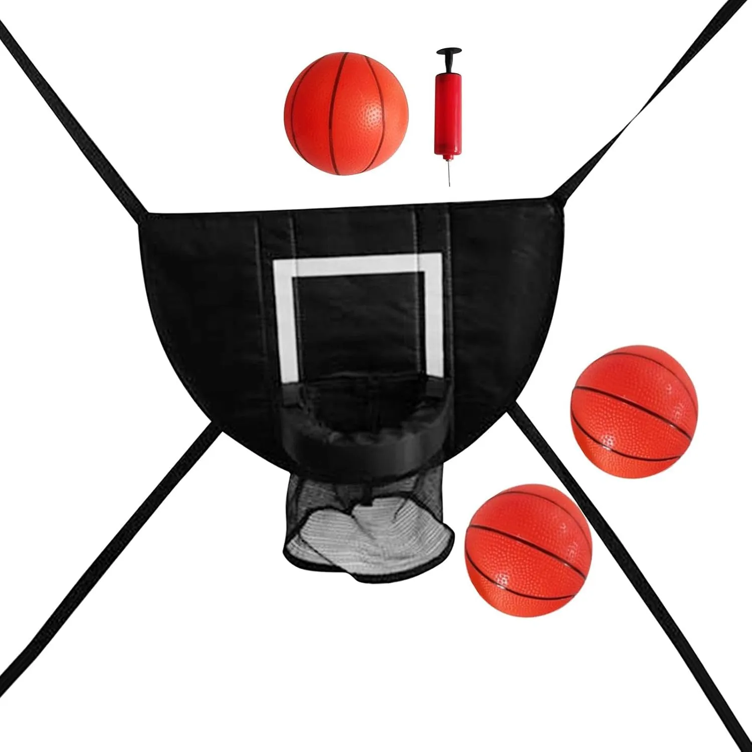 Basketball Hoop for Trampoline Trampoline Accessories for Dunking Sports Toy Goal Game Basketball Stand Lightweight Backboard