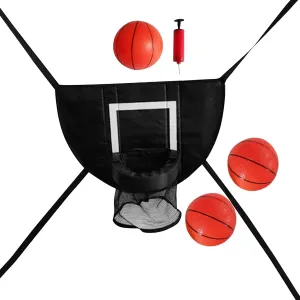 Basketball Hoop for Trampoline Trampoline Accessories for Dunking Sports Toy Goal Game Basketball Stand Lightweight Backboard