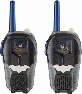 Batman Toy Walkie Talkies for Kids, Static Free Indoor and Outdoor Toys for Boys with Light Up Graphics Designed for Fans of Batman Toys
