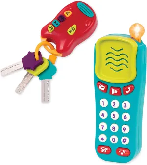 Battat - Combo Light and Sound Phone & Keys Set