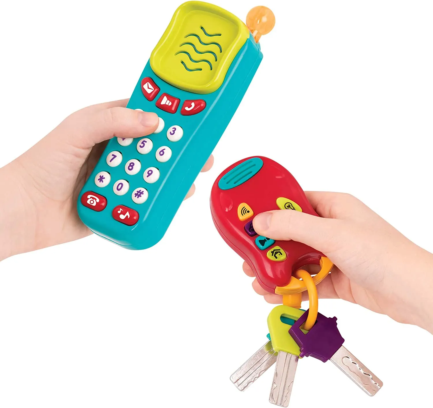 Battat - Combo Light and Sound Phone & Keys Set