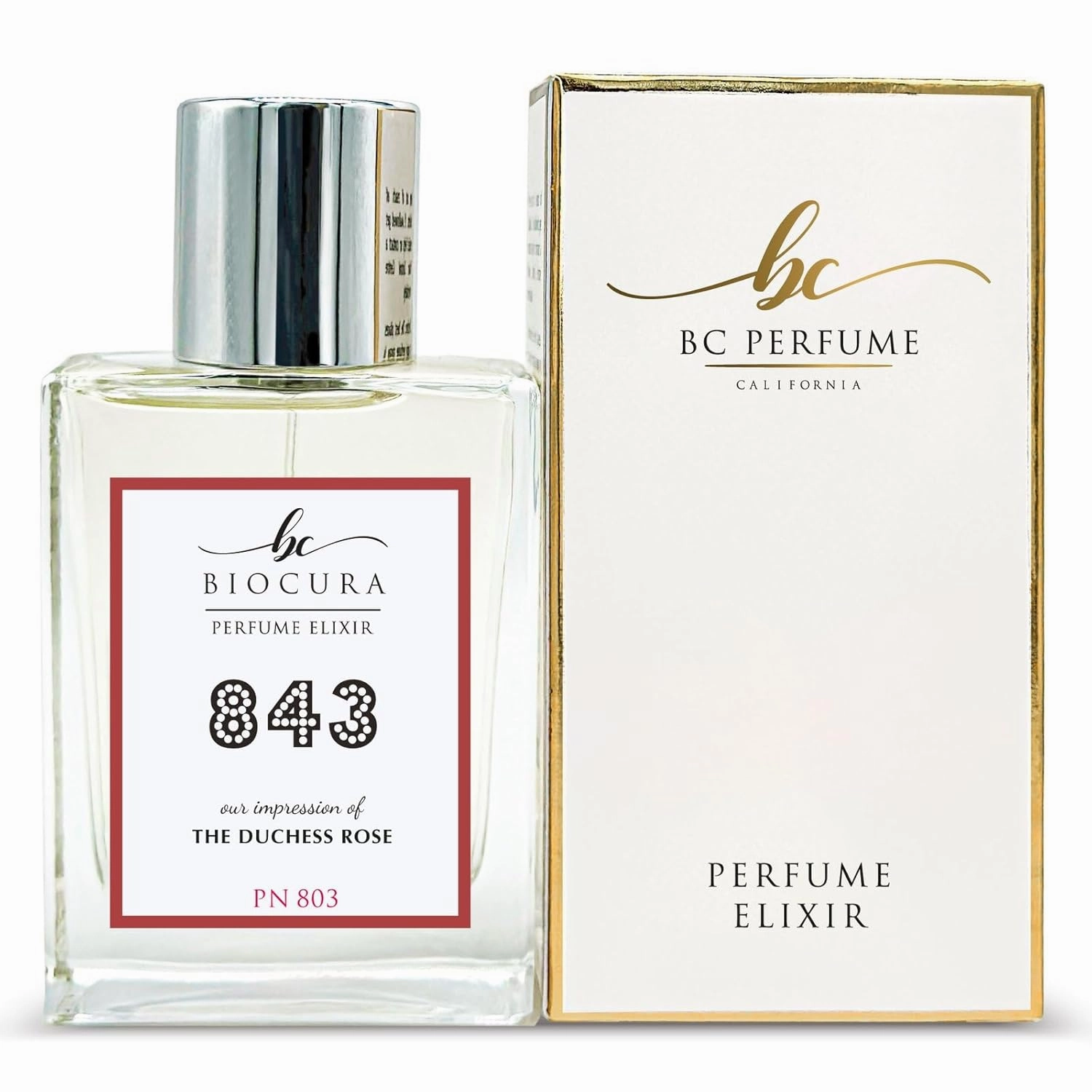BC Perfume 843 Inspired by The Duchess Rose For Women Fragrance Dupes Eau de Parfum Bottle 1.7 Fl Oz/50ml