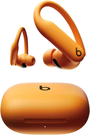 Beats Powerbeats Pro 2 Wireless Bluetooth Earbuds - Noise Cancelling, Heart Rate Monitor, IPX4, Up to 45H Battery & Charging Case, Works with Apple & Android - Electric Orange (Renewed)