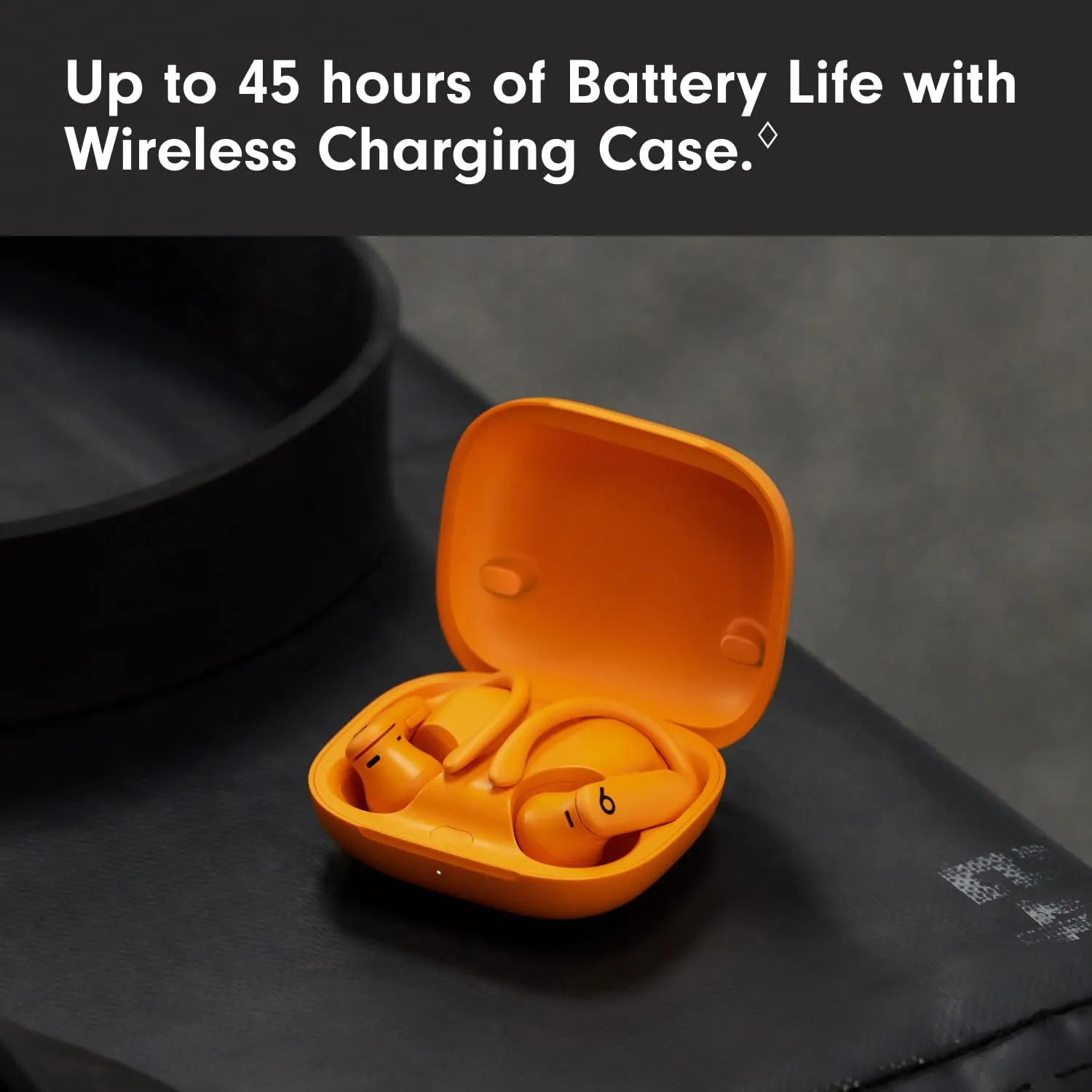Beats Powerbeats Pro 2 Wireless Bluetooth Earbuds - Noise Cancelling, Heart Rate Monitor, IPX4, Up to 45H Battery & Charging Case, Works with Apple & Android - Electric Orange (Renewed)