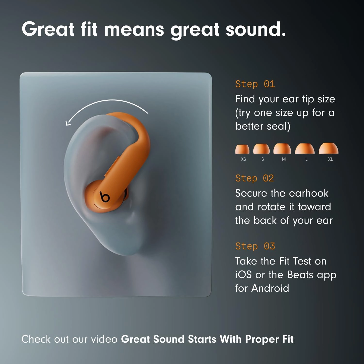 Beats Powerbeats Pro 2 Wireless Bluetooth Earbuds - Noise Cancelling, Heart Rate Monitor, IPX4, Up to 45H Battery & Charging Case, Works with Apple & Android - Quick Sand